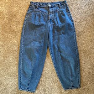 Wild Fable High Rise Balloon Jeans Blue Size 10